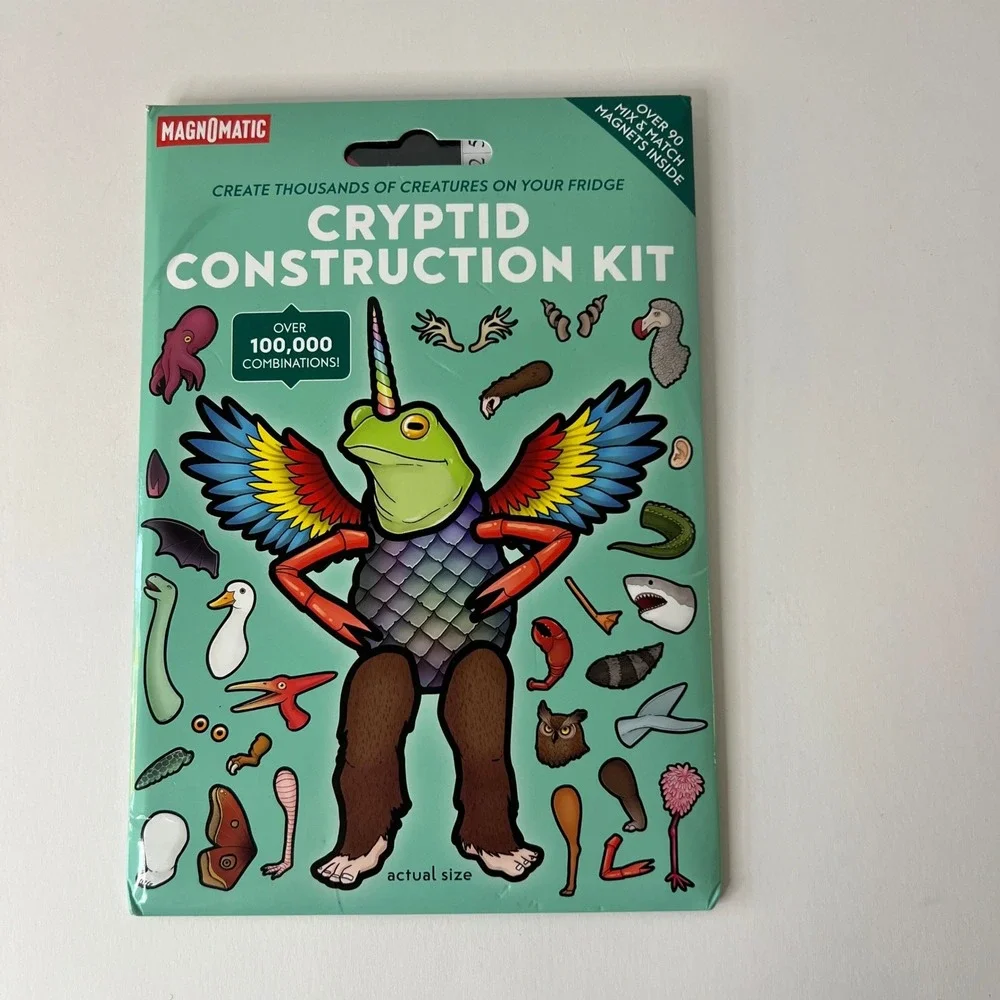 Magnomatic‎ Cryptid Construction Kit 90+ Mix & Match Magnets NIP Rip Pkg